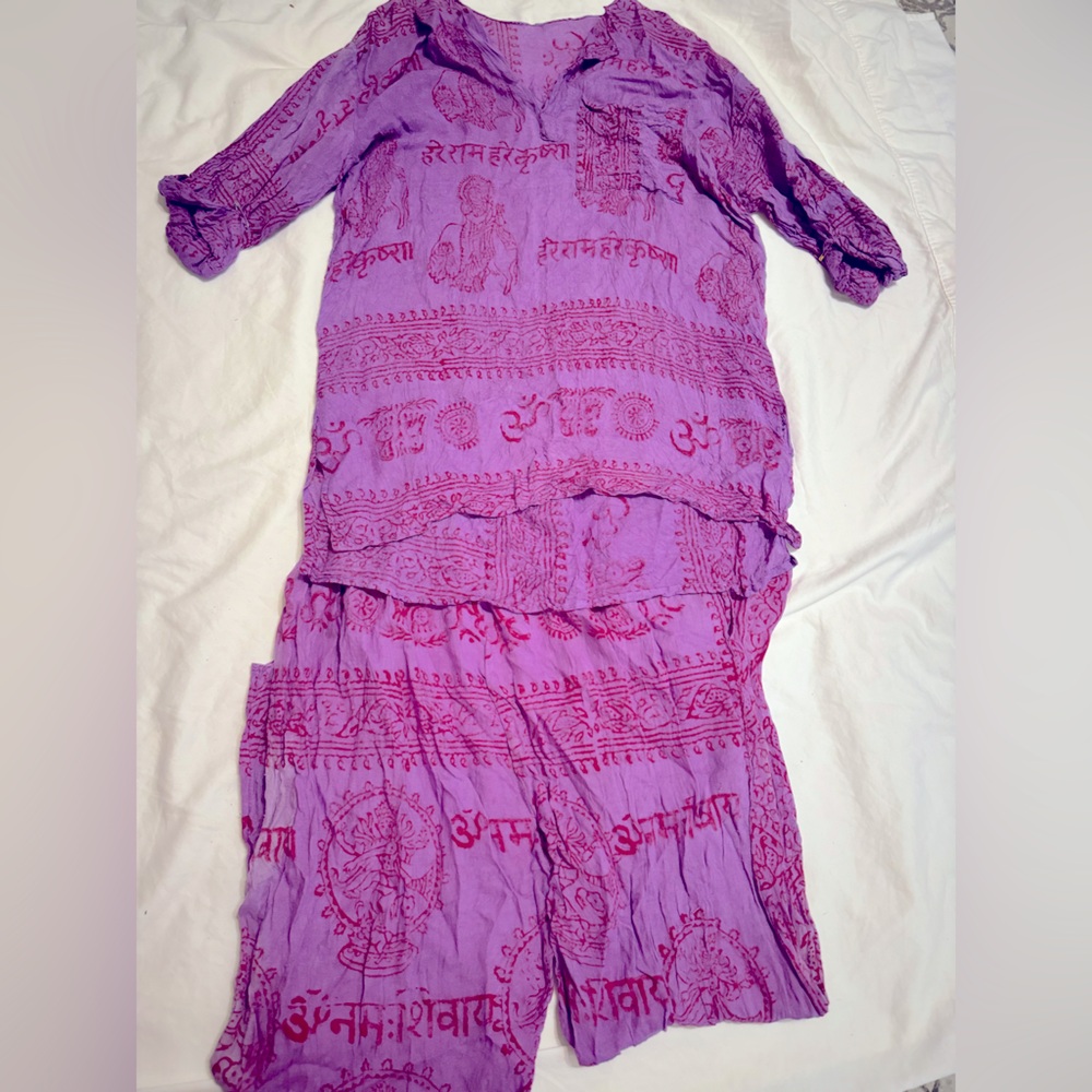 Cotton Harem pants and top from India